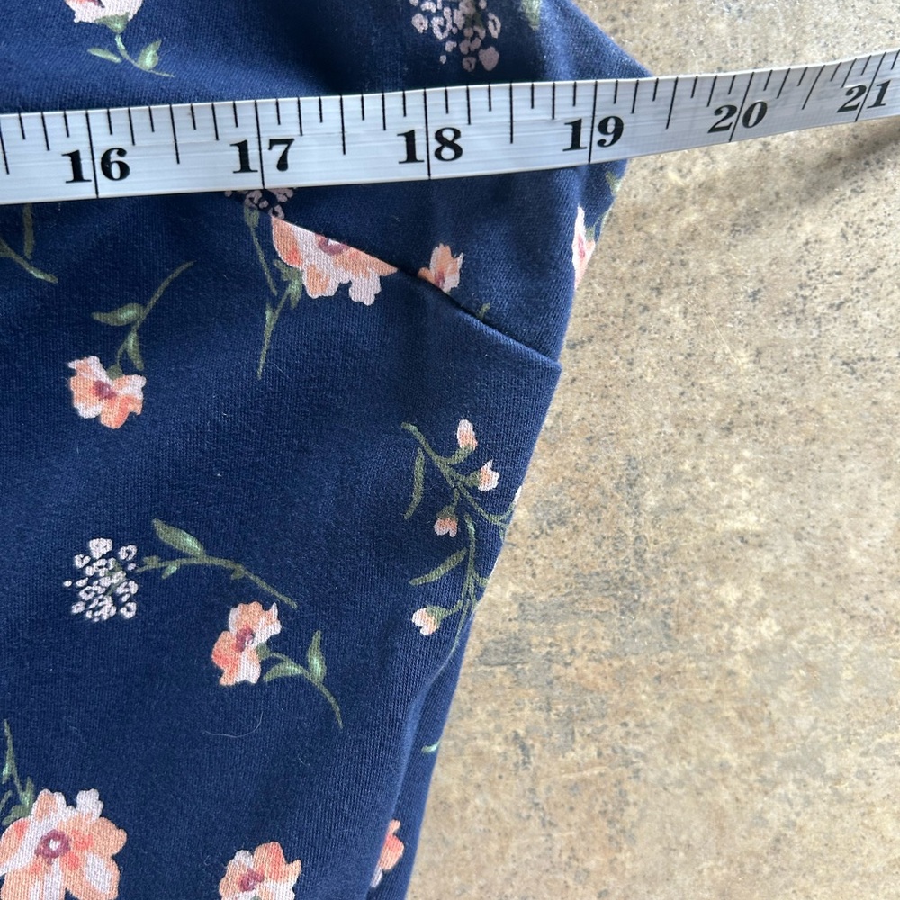 Old Navy Dress - Blue floral sheath Dress - sleeveless, women’s L Tall - Picture 8 of 9